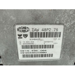 9648620880 CENTRALINA MOTORE PEUGEOT 206 1° SERIE 1.4 BENZINA 1998-03 MARELLI IAW48P276 16495064 