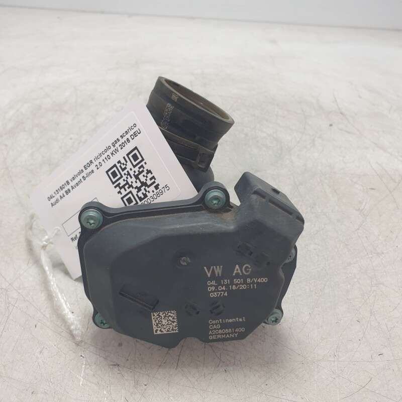 04L131501B valvola EGR ricircolo gas scarico Audi A4 B9 Avant S-line 2.0 110 KW 2016 DEU