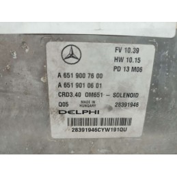  A6519007600 CENTRALINA MOTORE MERCEDES W246 CLASSE B 180 CDI 2011-2018 DELPHI 6519010601 CRD3.40 28391946 