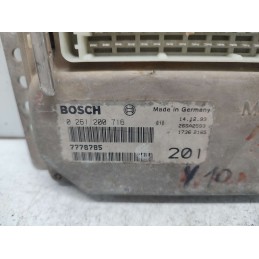 CENTRALINA MOTORE AUTOBIANCHI Y10 1.0 FIRE BOSCH 0261200716 7778785 USATA