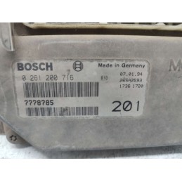 CENTRALINA MOTORE AUTOBIANCHI Y10 1.0 FIRE BOSCH 0261200716 7778785 USATA