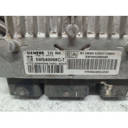 CENTRALINA MOTORE CITROËN C3 1.4 HDI I SERIE 2009 SIEMENS 5WS40068C-T 9652888580 