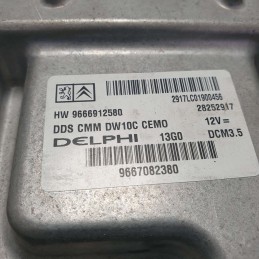 9666912580 Centralina Delphi ecu motore Peugeot 5008 2.0 d RHE 2010 9667082380
