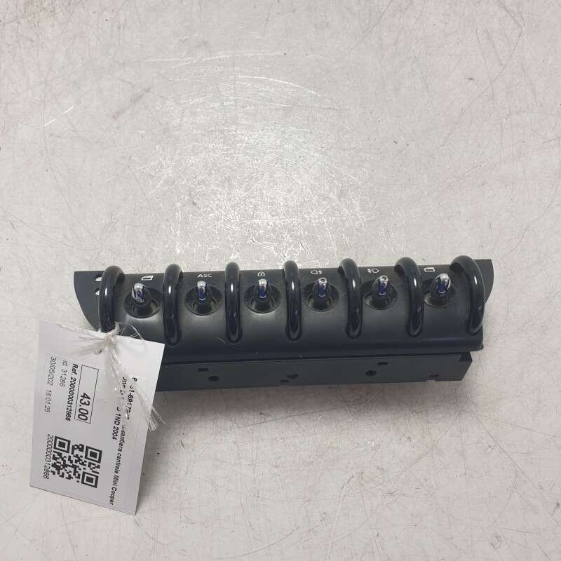 6131-6917989 Pulsantiera centrale Mini Cooper One D 1.4 D 1ND 2004