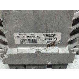 CENTRALINA MOTORE RENAULT CLIO 1.2 BENZINA 2005-13 CONTINENTAL S120200116 A 8200937869 8200700695 USATA