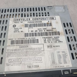 P05091650AB Autoradio originale lettore cd Jeep Cherokee KJ 2.8CRD 26C 4X4 2004