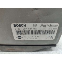 237101F702 CENTRALINA MOTORE NISSAN MICRA K11 1.0 1.4 BOSCH 0261207584 1F702-58400 