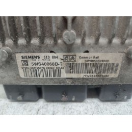 CENTRALINA MOTORE CITROËN BERLINGO 2.0 HDI 2003-08 SIEMENS 5WS40068B-T 9650529880 USATA
