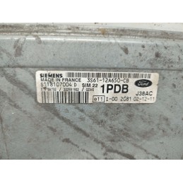 3S61-12A650-CB CENTRALINA MOTORE FORD FIESTA V MK5 2002-08 SIEMENS S118325001 1PDB S118107004D 