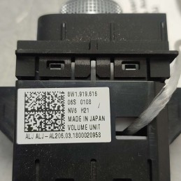 8W1919616 interruttore pulsante regolatore volume radio Audi A4 B9 Avant S-line  2.0 110 KW 2016 DEU