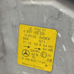 A1688201761 faro fanale proiettore Mercedes W168 Classe A 1997-04 anteriore sinistro 7pin da lucidare