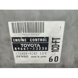 89661-13230 CENTRALINA MOTORE TOYOTA COROLLA E12 1.4 97CV 2002-06 DENSO 175800-5241 