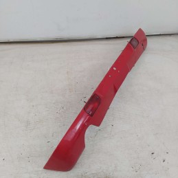Spoiler paraurti posteriore inferiore Peugeot 205 1983-95 rosso con fanalini retronebbia