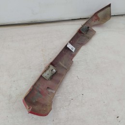 Spoiler paraurti posteriore inferiore Peugeot 205 1983-95 rosso con fanalini retronebbia
