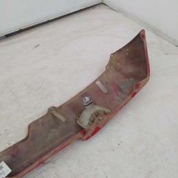 Spoiler paraurti posteriore inferiore Peugeot 205 1983-95 rosso con fanalini retronebbia