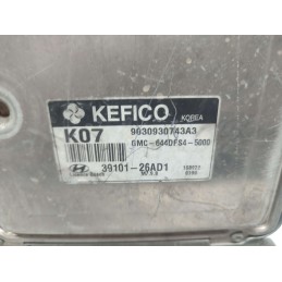 39101-26AD1 CENTRALINA MOTORE HYUNDAI ACCENT BENZINA 2006-08 KEFICO 9030930743A3 GMC-644DFS4-5000 