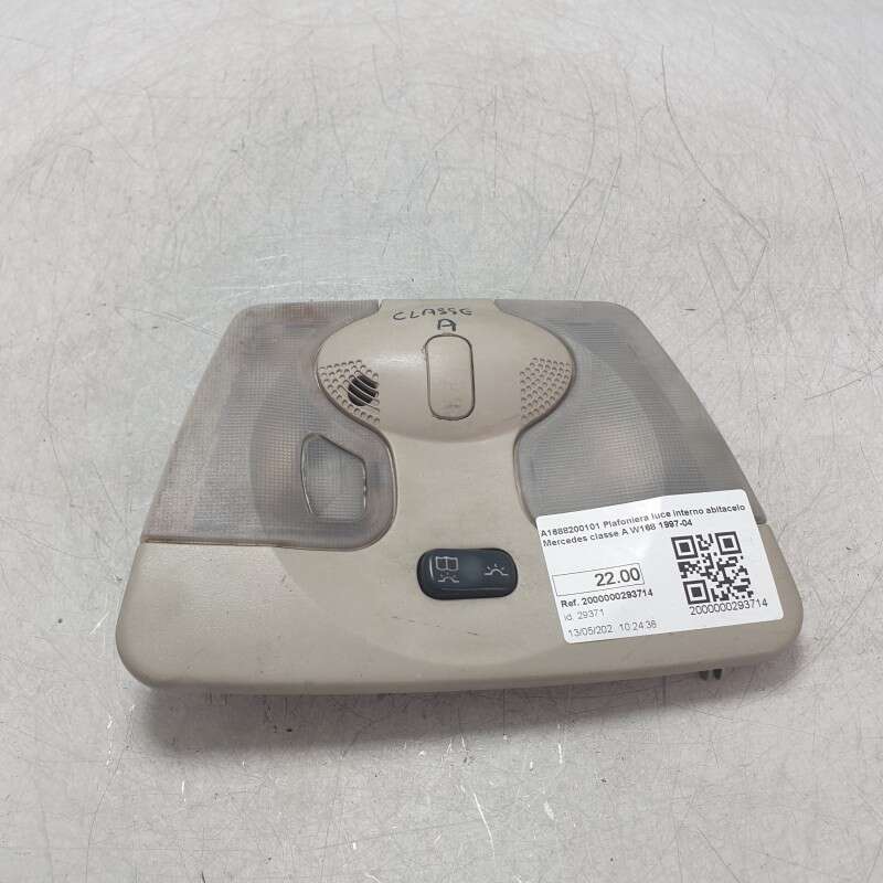 A1688200101 Plafoniera luce interno abitacolo Mercedes classe A W168 1997-04