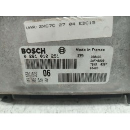 CENTRALINA MOTORE CITROËN XANTIA 2.0 HDI 1995 BOSCH 0281010251 9636254880 
