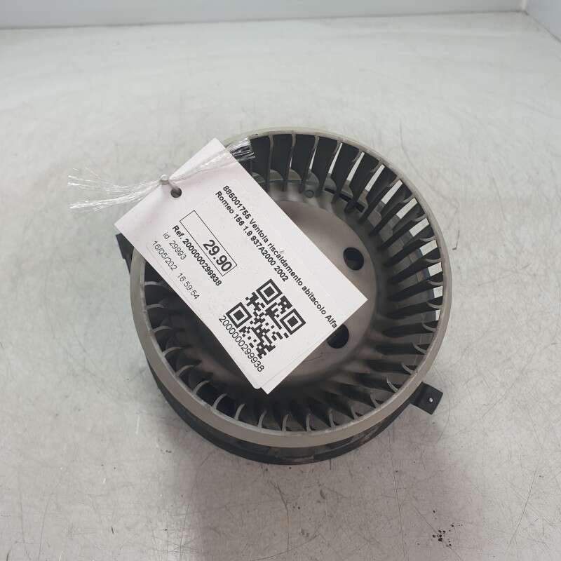 885001755 Ventola riscaldamento abitacolo Alfa Romeo 156 1.9 937A2000 2002