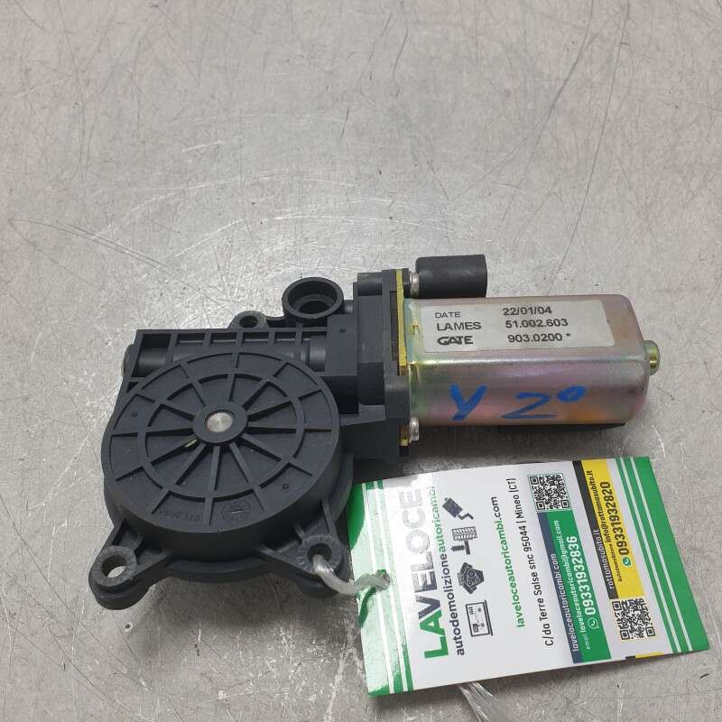 51002603 motorino alzavetri alzacristalli Lancia Ypsilon 2003-06 anteriore sinistro