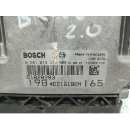 51828293 CENTRALINA MOTORE FIAT BRAVO 198 2.0 2009 BOSCH 0281014540 