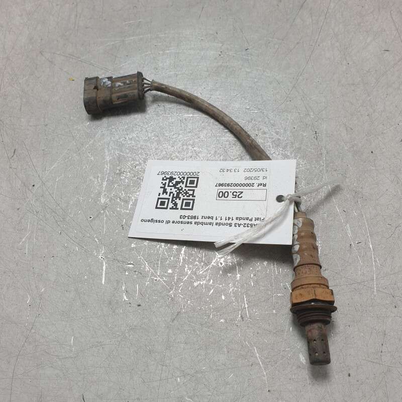 0ZA532-A3 Sonda lambda sensore di ossigeno Fiat Panda 141 1.1 benz 1983-03