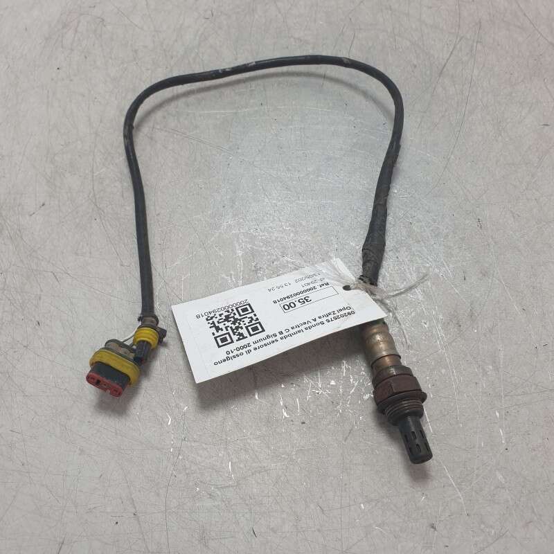 09202575 Sonda lambda sensore di ossigeno Opel Zafira A Vectra C B Signum 2000-10