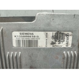 K115000010G CENTRALINA MOTORE DAEWOO MATIZ 800CC SIEMENS 90362 926194842 9909110240 96259124 