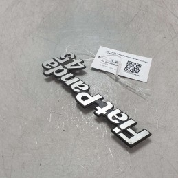 Logo scritta badge Fiat Panda 45 1980-83 fregio in plastica epoca