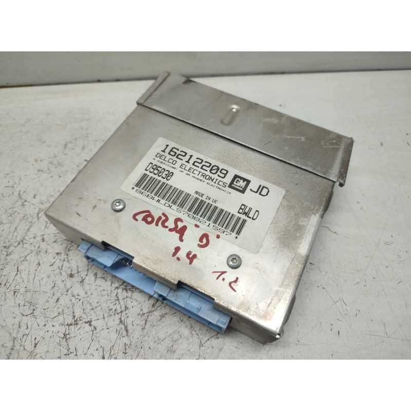 16212209 CENTRALINA MOTORE OPEL CORSA B MK2 1.2 BENZINA 1993-00 DELCO D95030 BWLD ATTENZIONARE FOTO CONNETTORE
