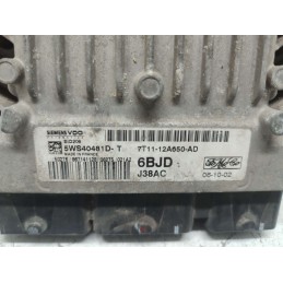 7T11-12A650-AD CENTRALINA MOTORE FORD TRANSIT CONNECT 1.8 TDCI 2006-13 SIEMENS 5WS40481D-T 