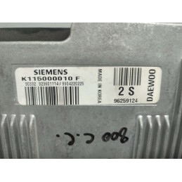 K1150000010F CENTRALINA MOTORE DAEWOO MATIZ 800CC SIEMENS 96259124 