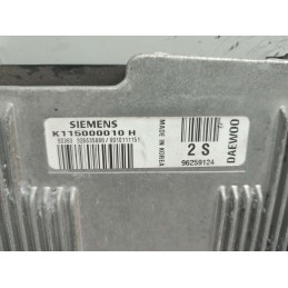 CENTRALINA MOTORE DAEWOO MATIZ 800CC SIEMENS K115000010H 96259124 USATA