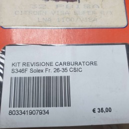 S57F kit Carburatore Solex 32 PBISA 12 Citroen Visa MK2 Super E Peugeot 104 Z ZR GR 1980-82