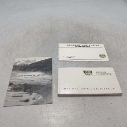 Manuali istruzione brouchere assistenza Jeep Grand Cherokee 