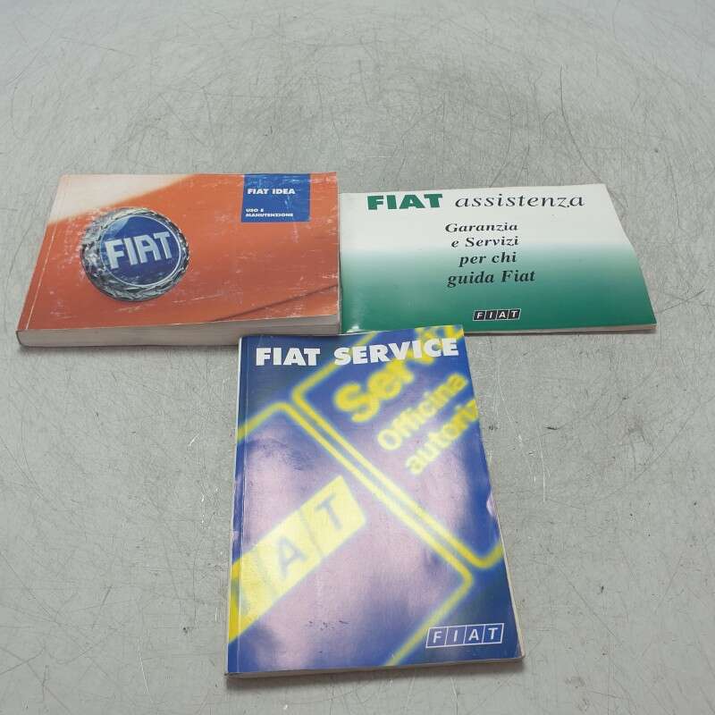 Libretti manutenzione assistenza manuali Fiat Idea 1.3mtj 188A9000 2005