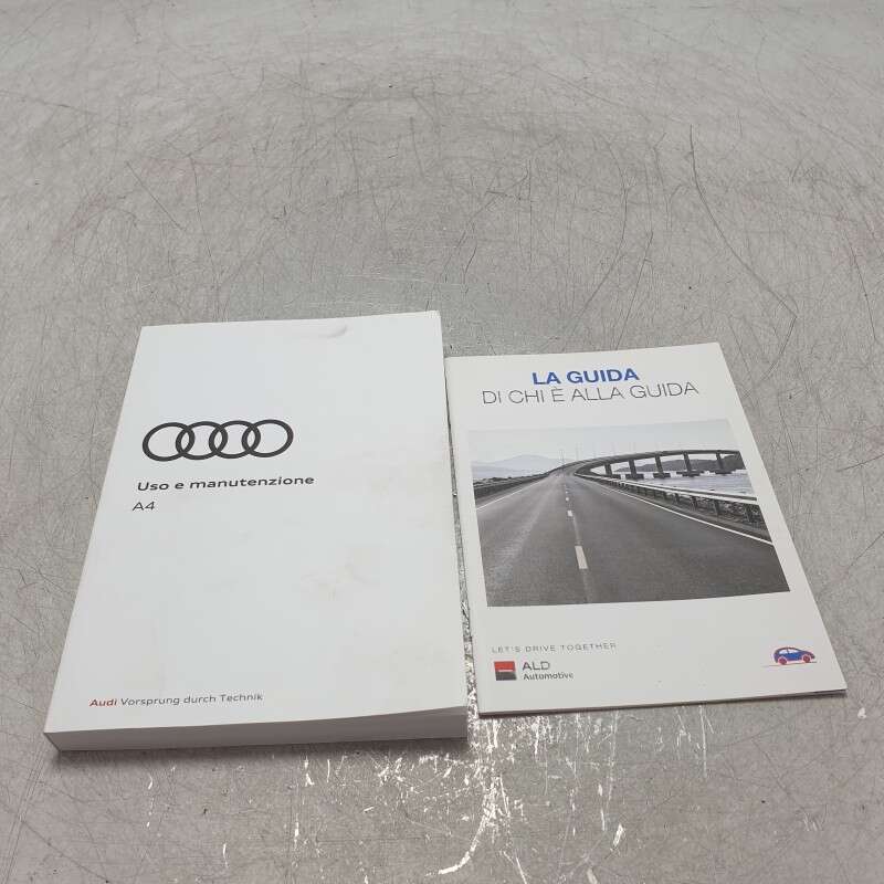 8W0012750AH manuale libretto uso e manutenzione Audi A4 B8 8W9 2.0 TD 110 KW 150 CV 2018 originale in italiano