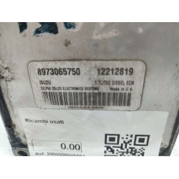 CENTRALINA MOTORE OPEL ASTRA G 1.7 DTI 2001 DELPHI 8973065750 12212819 USATA