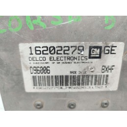 CENTRALINA MOTORE OPEL CORSA B 1.4 16V 90CV 1996 DELCO D96006 BXHF 16202279 