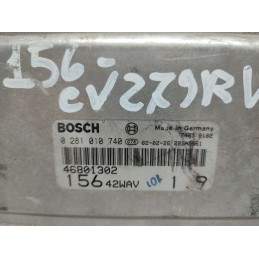 CENTRALINA MOTORE ALFA ROMEO 156 932 1.9 JTD 2002-06 BOSCH 0281010740 46801302 USATA