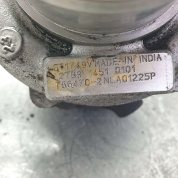 166445-0001 turbina turbocompressore turbo Tata Safari 2.2 D 4X4 140CV 2006-12 Garrett