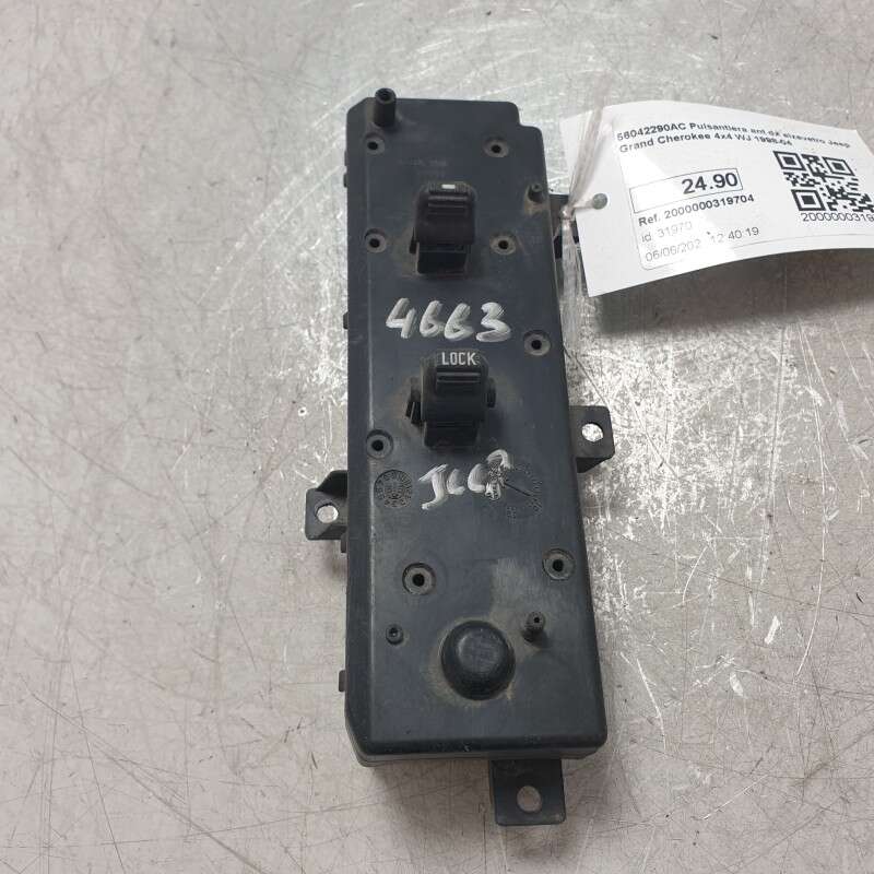 56042290AC Pulsantiera ant dx alzavetro Jeep Grand Cherokee 4x4 WJ 1998-04