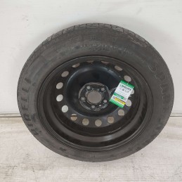46756194 ruota ruotino di scorta Alfa Romeo GT 1.9D 937A5000 2005 Pirelli T125/80 R15 95M cerchio in ferro 5 fori