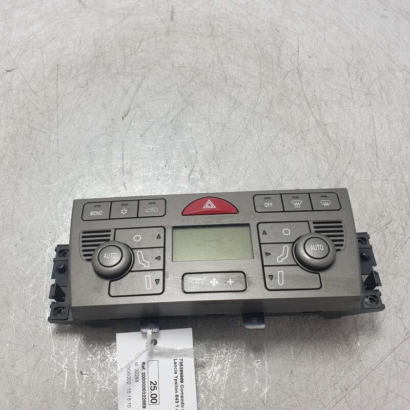 735369969 Comando clima a/c aria condizionata Lancia Ypsilon 843 1.4benz 16v 2003-11
