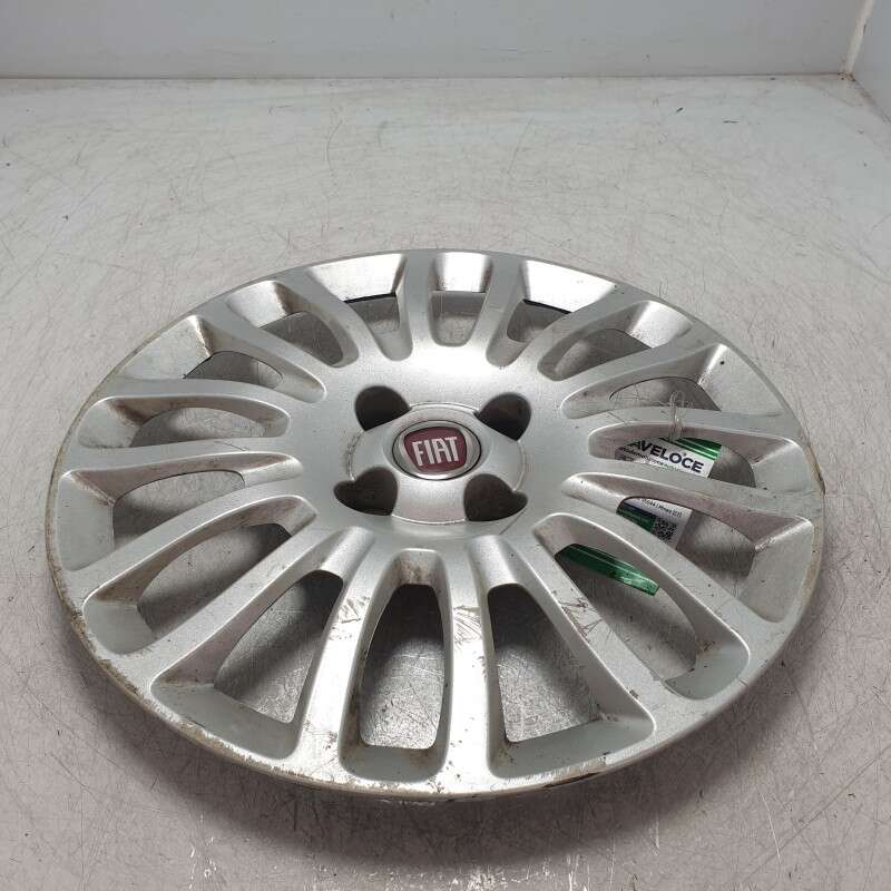 735481016 Copricerchi protezione cerchi r15" Fiat Grande Punto 2005-14 logo rosso