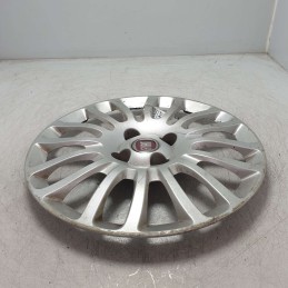 735481016 Copricerchi protezione cerchi r15" Fiat Grande Punto 2005-14 logo rosso