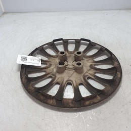 735481016 Copricerchi protezione cerchi r15" Fiat Grande Punto 2005-14 logo rosso