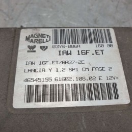 46545155 centralina ecu modulo controllo motore Lancia Y 1.2 benzina 1995-03 Magneti Marelli