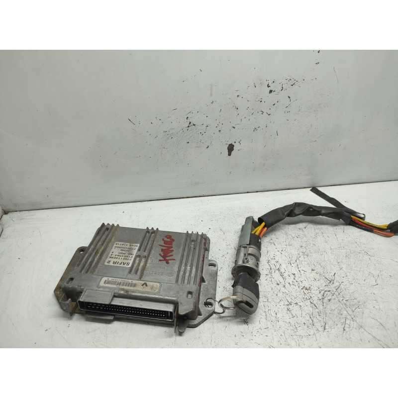 CENTRALINA MOTORE CILINDRETTO E CHIAVE RENAULT TWINGO 1.2 BENZINA SAGEM 21654364-4 7700114696 USATA