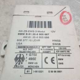6905667 Centralina modulo immobilizzatore BMW X53 X5 3.0D 306D1 2003